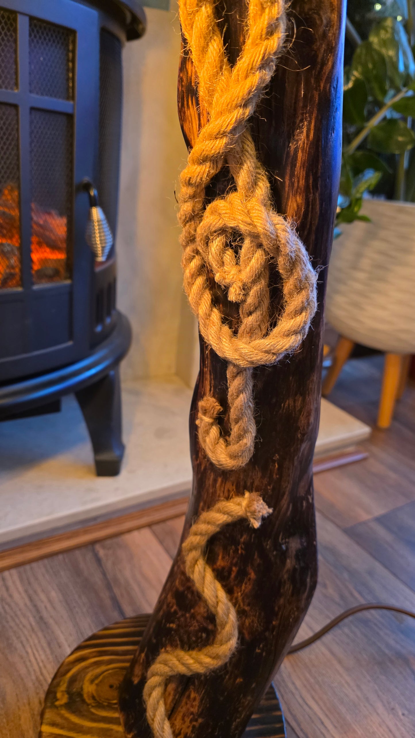 Music Collection – Rustic Wooden Lamp Handmade