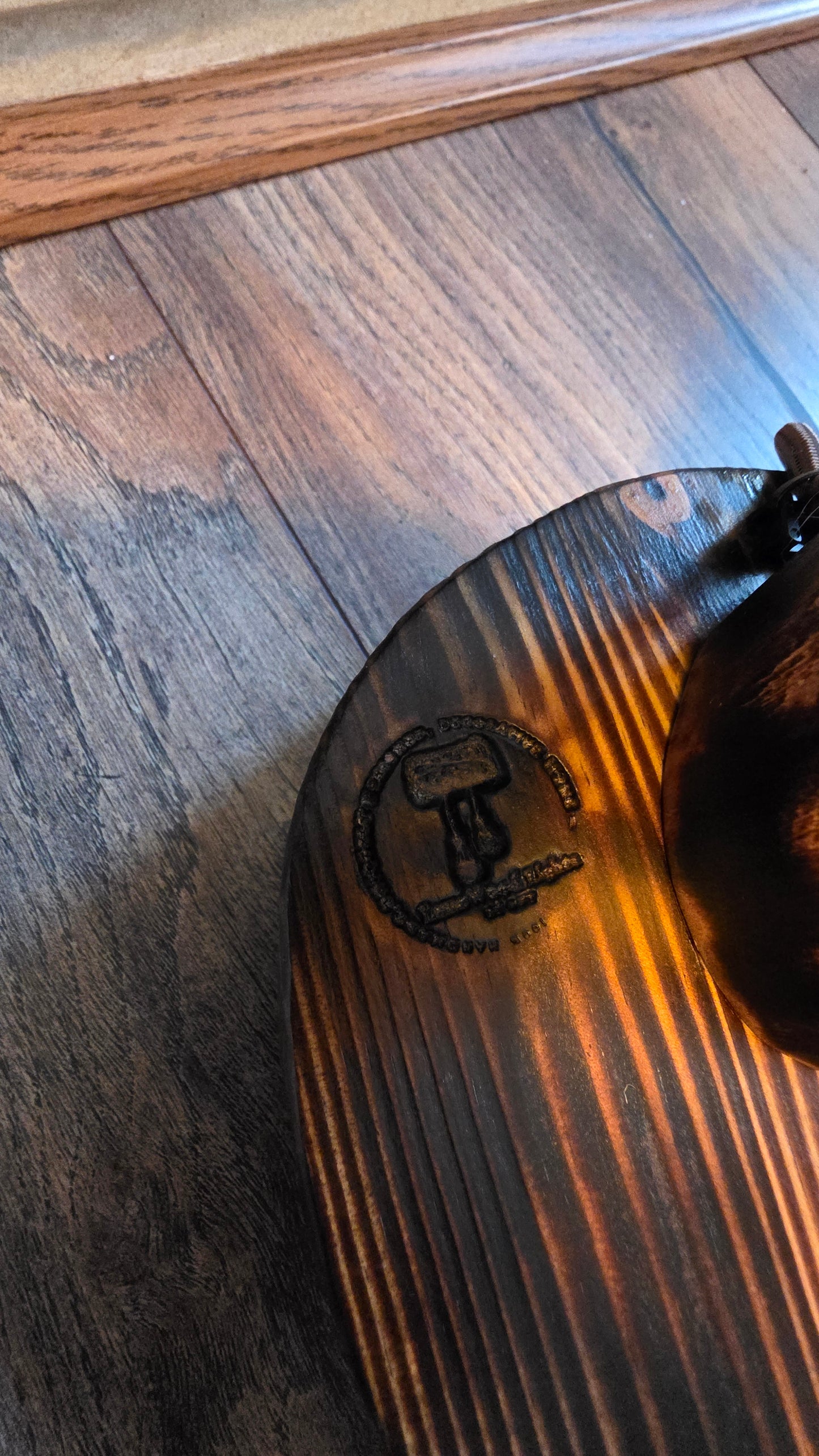 Handcrafted Rustic Wooden Lamp with Rope & Edison Bulb – Eco Decor