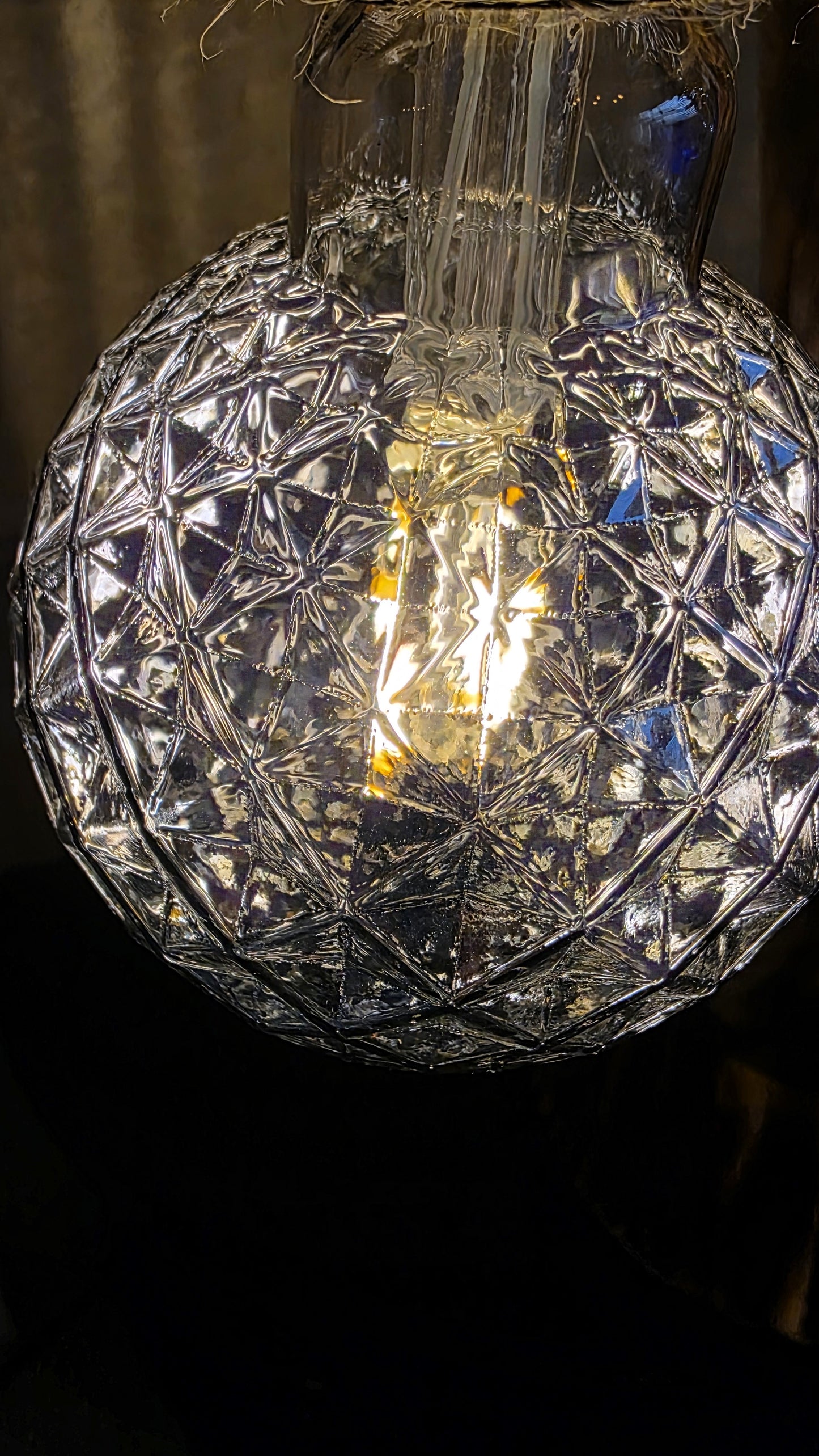 Rustic Apple Wood Dragonfly Lamp – Handmade Boho Wooden Table Lamp