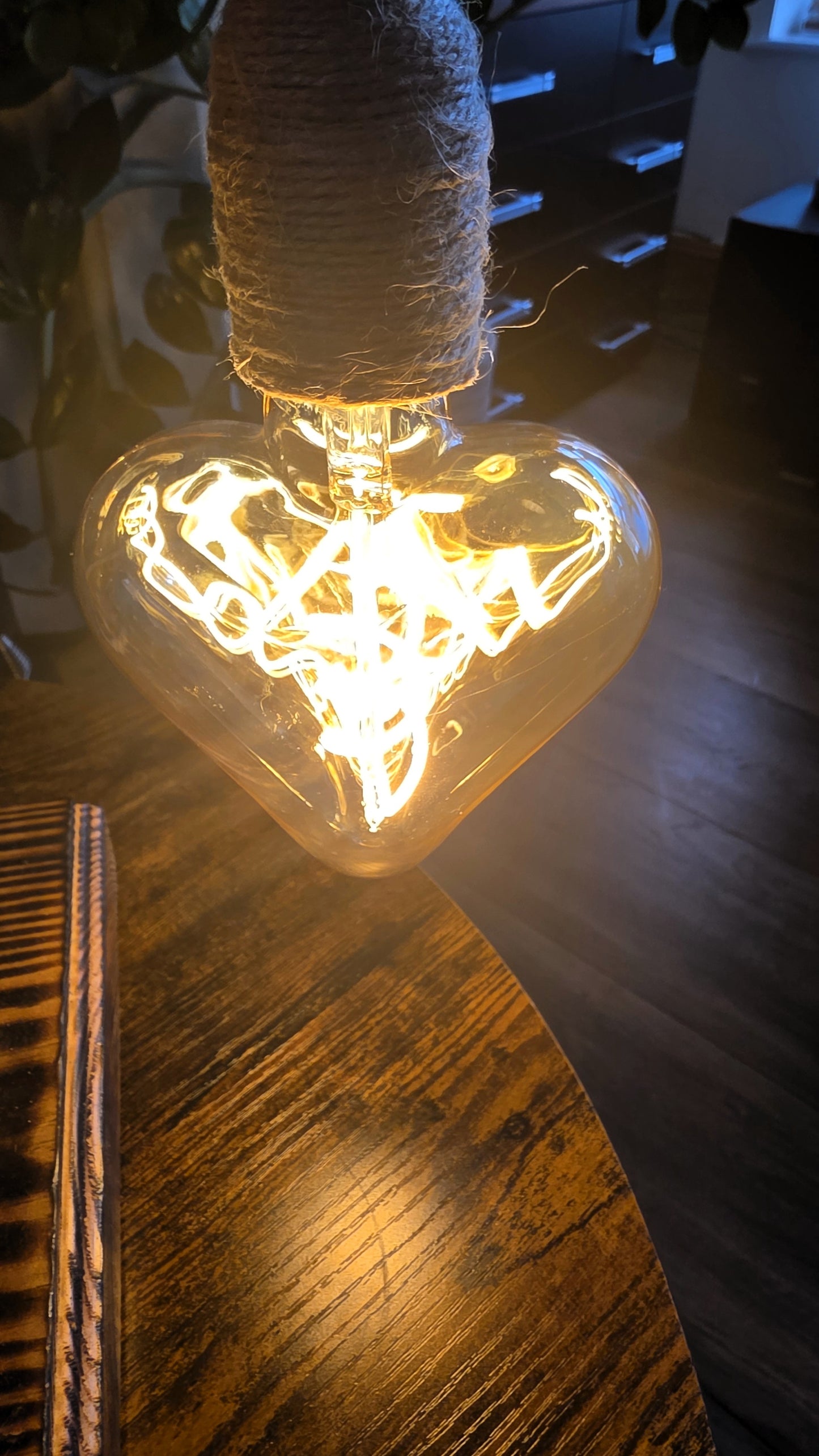 unique handmade wooden lamp