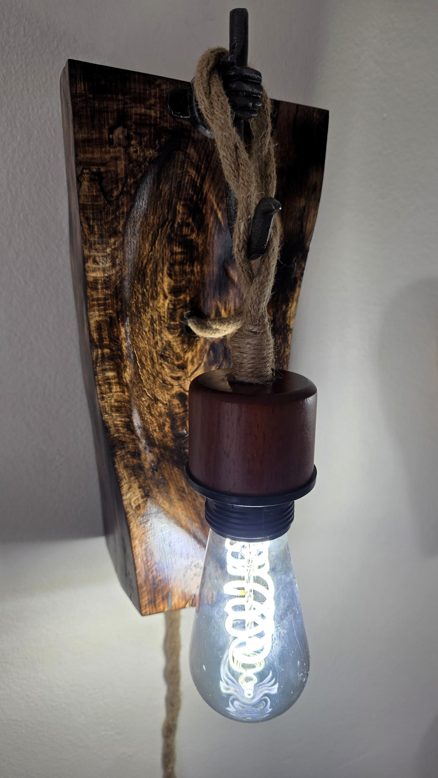 Handcrafted Beech Wood Wall Sconces – Set of 2 🪵✨