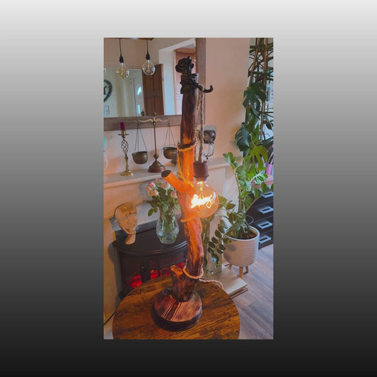 Rustic “Believe” Edison Lamp with Rose Detail 🌹✨